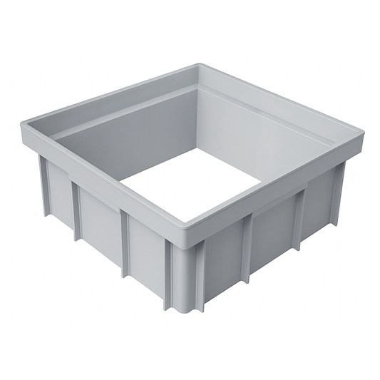 DRAIN WELL EXTENSION 250X250MM GREY