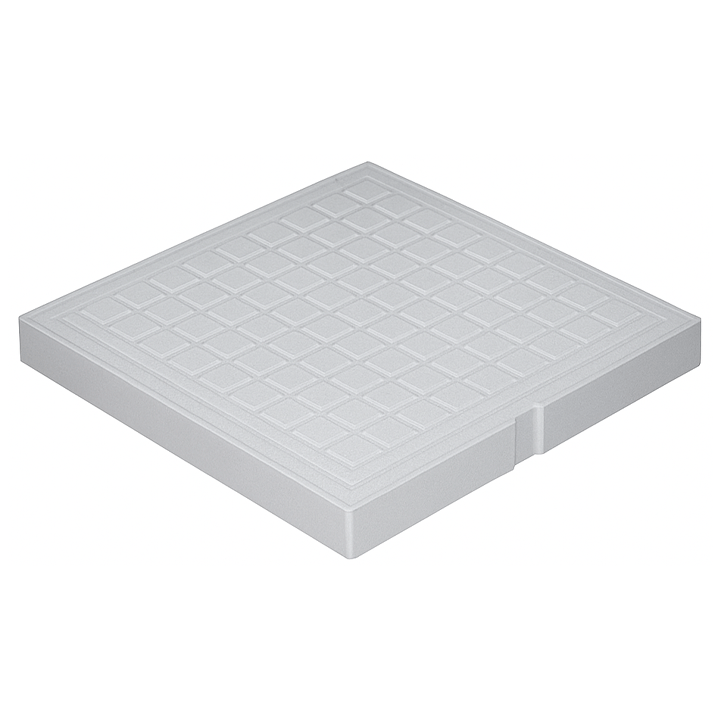 UPVC LIGHT COVER 200X200MM GREY