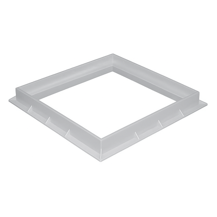 ΒΑΣΗ ΦΡΕΑΤΟΣ PVC ΓΚΡΙ 300X300MM
