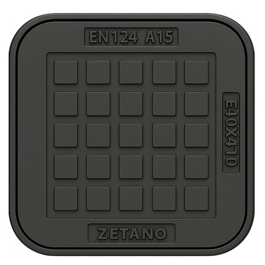 MANHOLE CAST IRON EN124 60X60CM A15