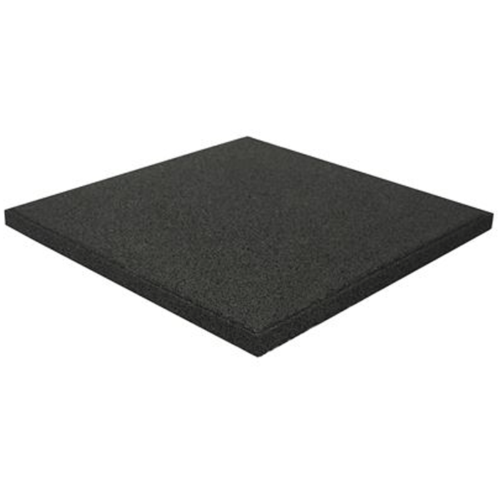 PLAYGROUND SAFETY MATS  40X40X25 BLACK