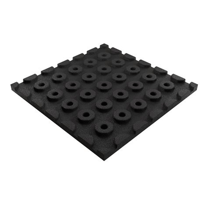 PLAYGROUND SAFETY MATS  40X40X25 BLACK