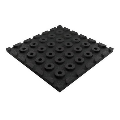 PLAYGROUND SAFETY MATS  40X40X25 BLACK