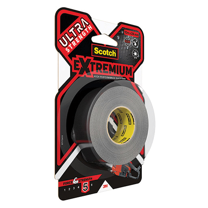 EXTREMIUM ULTRA HIGH PERFOMANCE DUCT TAPE SCOTCH 10MX24MM