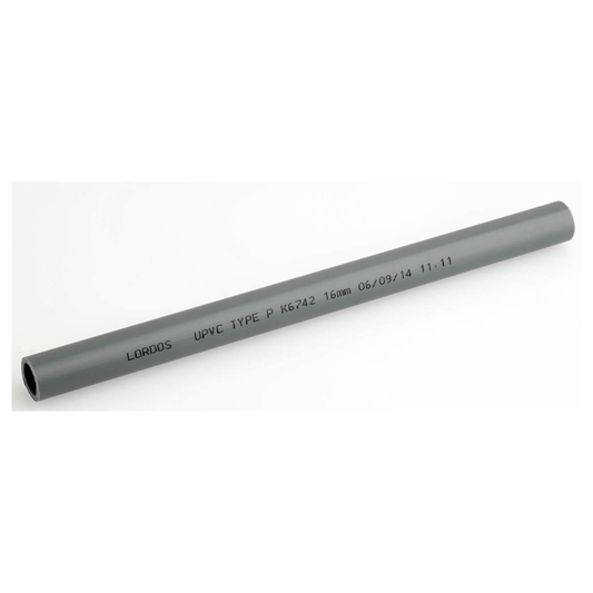 PIPE UPVC GREY 20X4M LORDOS K6742