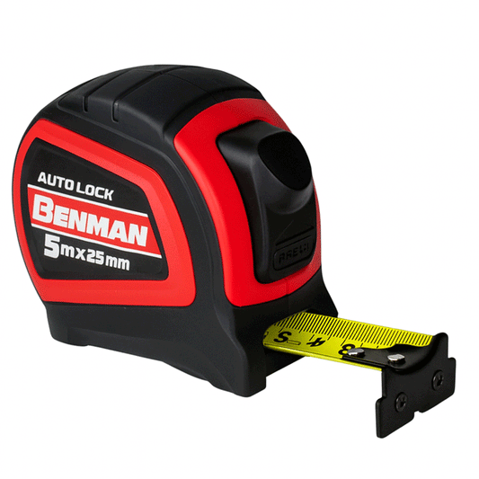 MEASURING TAPE  AUTO LOCK 7.5MX25MM BENMAN