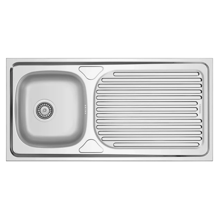 SINK L1100 100X60X15CM 1BOWL + 1DRAIN INAREL