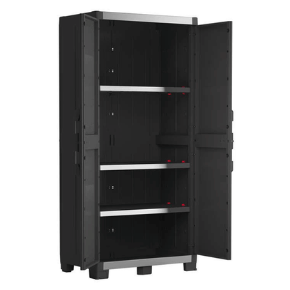 KETER XL GARAGE CABINET BLACK/ALUMINIUM