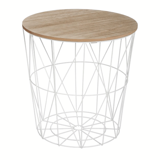 WHITE COFFEE TABLE KUMI MM