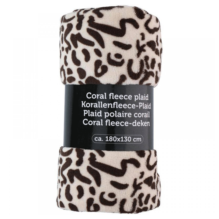 PLAID CORAL FLEECE 3AS PRINTED