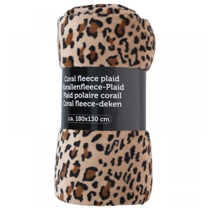 PLAID CORAL FLEECE 3AS PRINTED