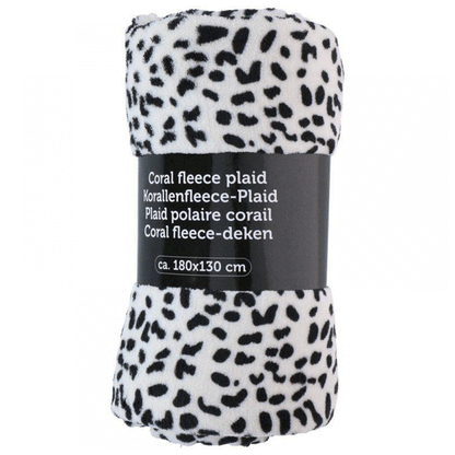 PLAID CORAL FLEECE 3AS PRINTED