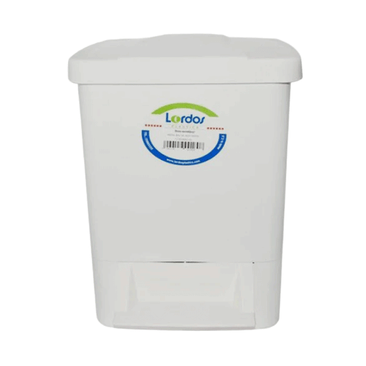PEDAL BIN 16LTR WHITE