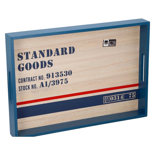 SERVING TRAY 40X28X4,5CM MDF 16 3,20 ARTI CASA BCL