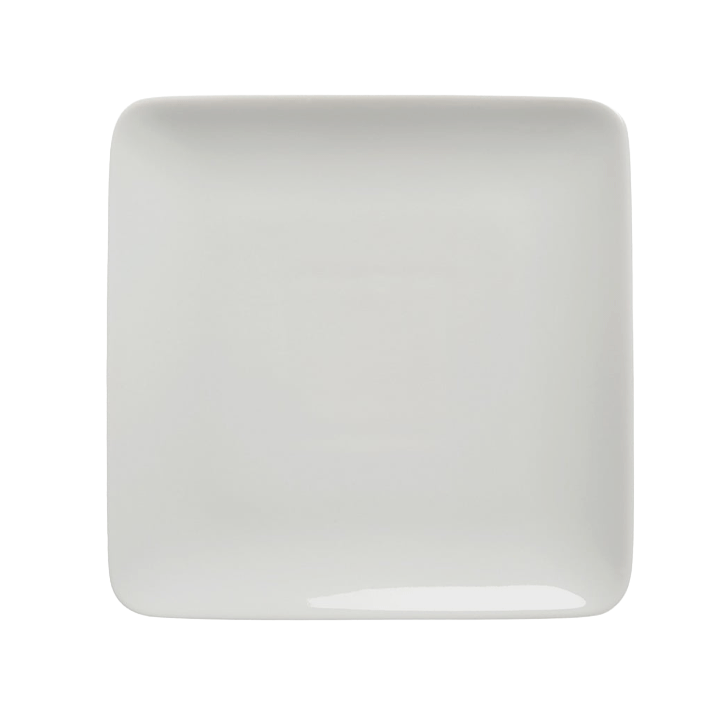 DESSERT PLATE SQUARE WHITE 20CM