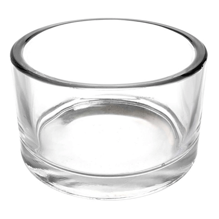 BOX CANDLE HOLDER TRANSP X10