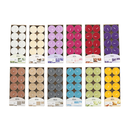 TEALIGHT SCENTED(10) 12ASS 72 0,70 SHK/IN