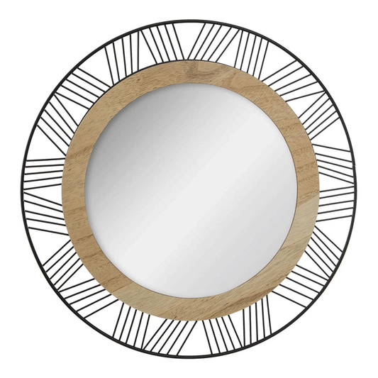 ROUND MDF/MET MIRROR JOE D45