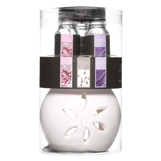 BURNER + OIL FLORAL 10ML X3