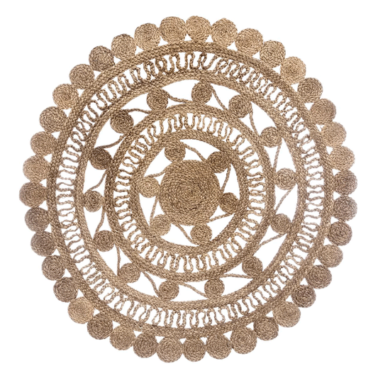 RUG JUTE LACE RITUAL D120
