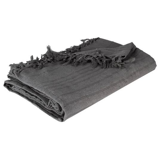 JETE DE LIT GRIS 160X220