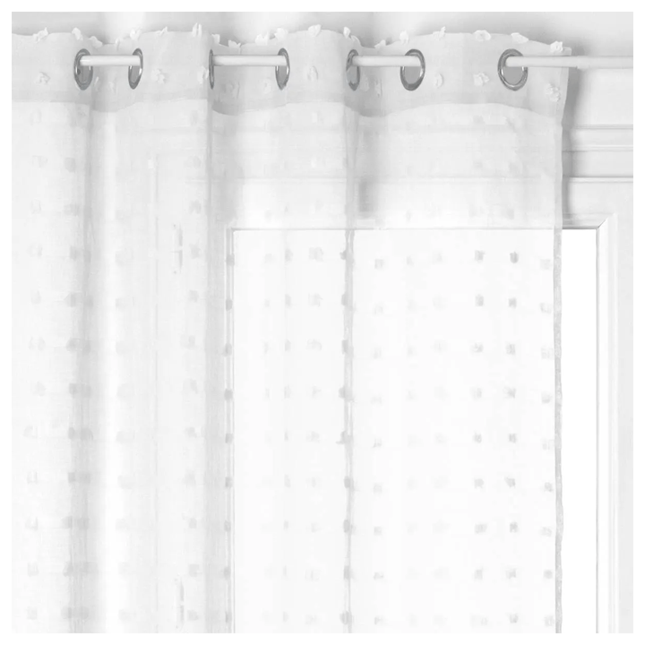 NET CURTAIN LILY WHITE 140X240