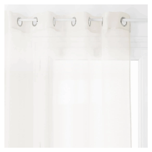 NET CURTAIN MOLY IVORY 135X240
