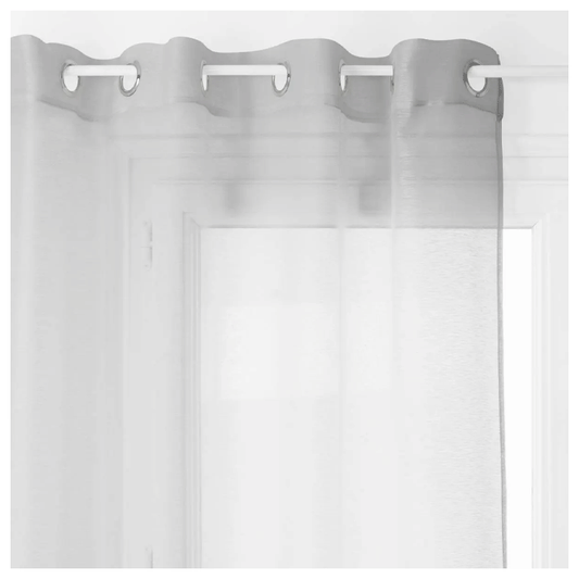 NET CURTAIN MOLY GREY 135X240