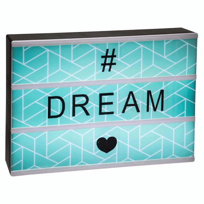 MESSAGE LIGHT BOX BREAM