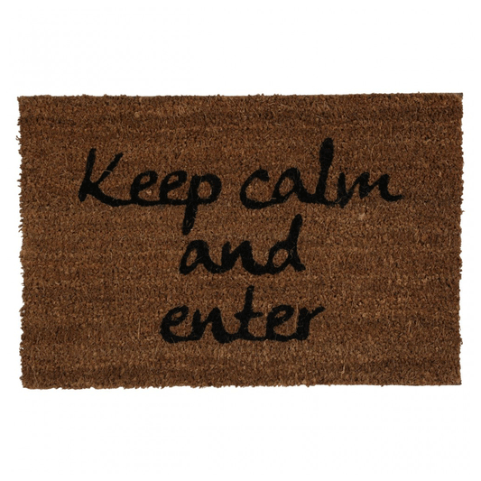 COIR DOORMAT 40X60CM FUN
