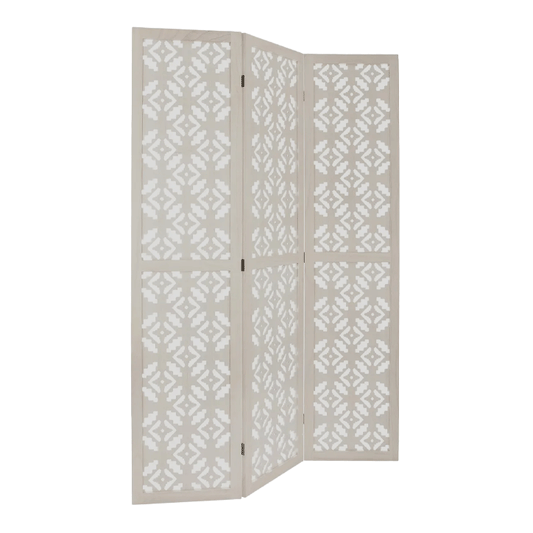 WOODEN SCREEN WHITE NOMADE