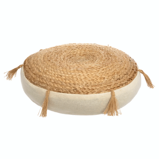 JUTE FLOOR CUSHION RITUAL D38X8