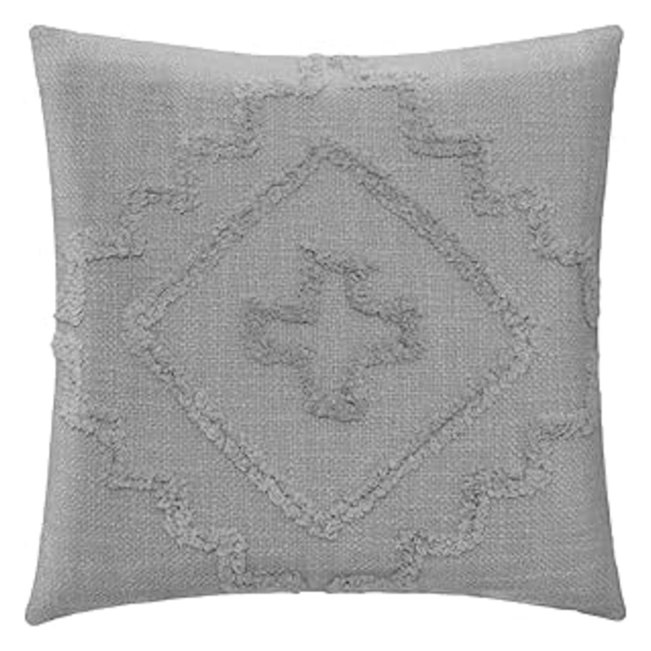 CUSHION TUFTED INCA GRAY 40X40