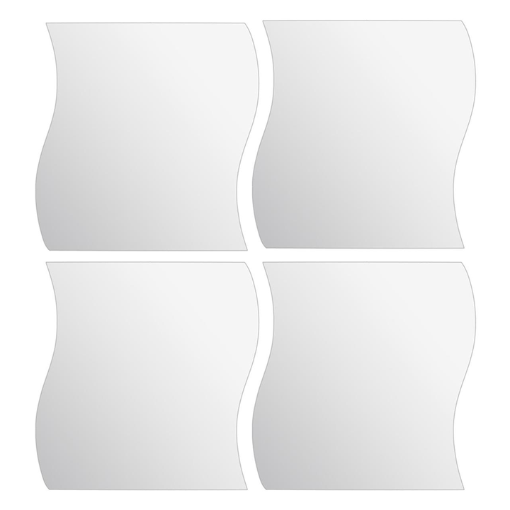 ADHESIVE WAVE MIRRORX4 30X30