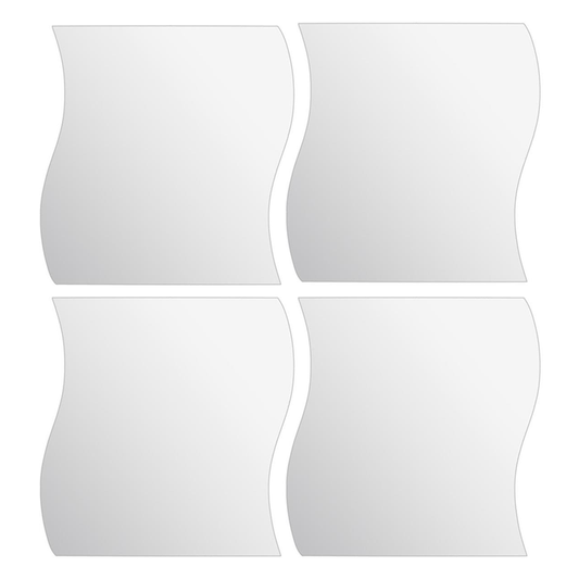 ADHESIVE WAVE MIRRORX4 30X30