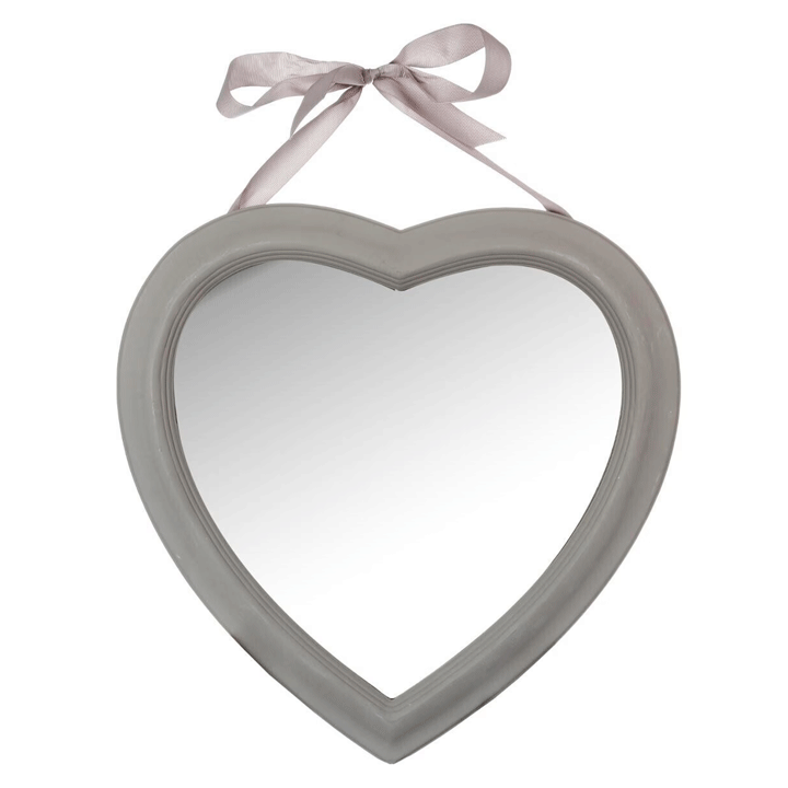HEART SHAPED MIRROR 40X40X2.5