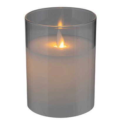 SENA LED GLASS CANDLE 7.5X10