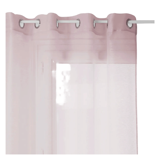 NET CURTAIN MOLY PINK 135X240
