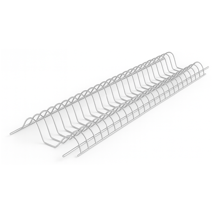 PLATE RACK 76.3CM CHROME