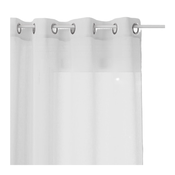 NET CURTAIN GEORGETTE WHITE 140X240