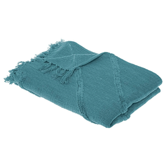 THROW TUFT INCA BLU 130X180