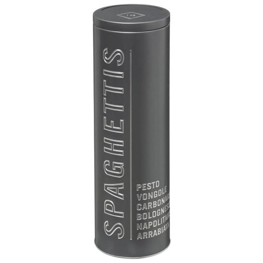 EMBOSSED SILVER SPAGHETTI BOX