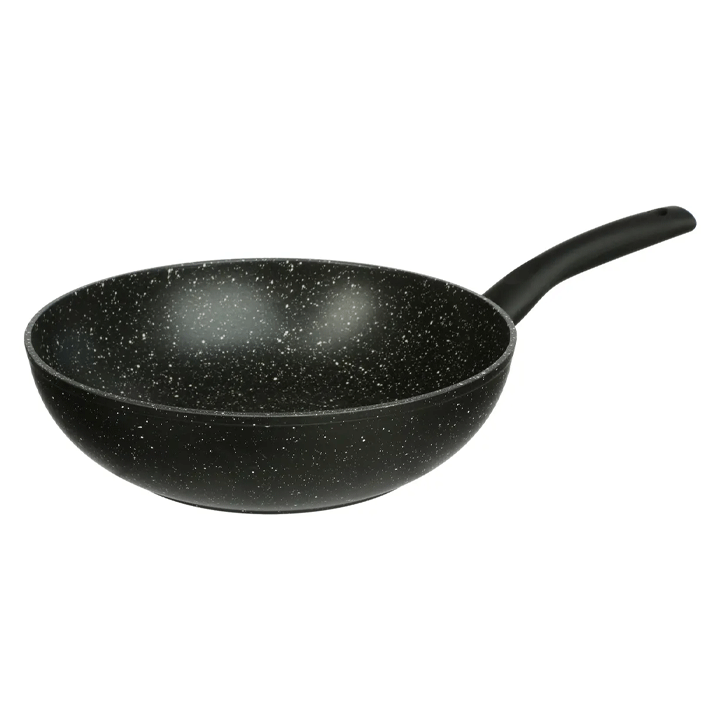 WOK ΑΠΟ ΣΦΥΡΗΛΑΤΟ ΑΛΟΥΜΙΝΙΟ STONELINE 28CM