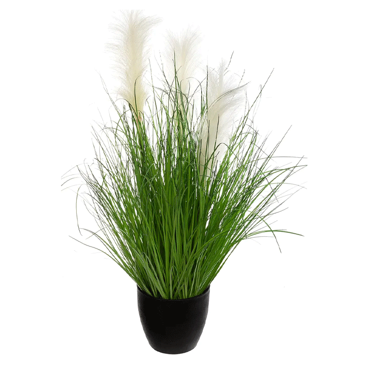 GRASS BUNCH PLASTIC POT H70