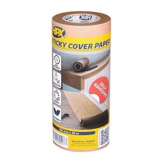 HPX STICKY COVER PAPER 148MMX30M