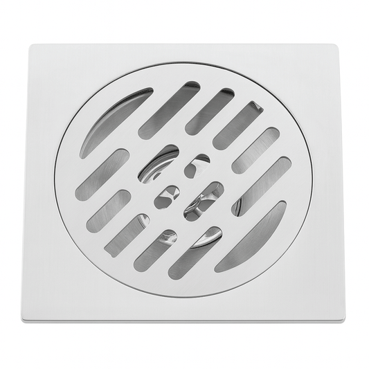 MOONLER FLOOR DRAIN 100X100MM 75MM INOX