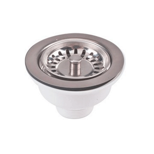 BASKET STRAINER WASTE WITHOUT OVERFLOW 1.5"X113MM S/S