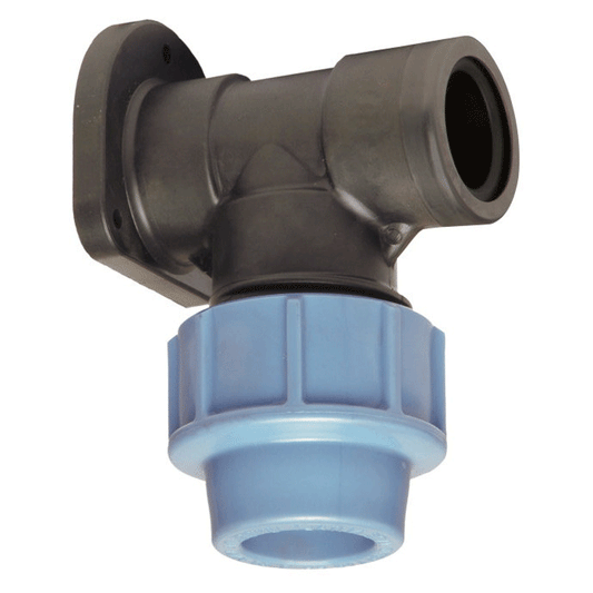 WALL BEND PP THREADED FEMALE 20MM X 1/2'' BSP