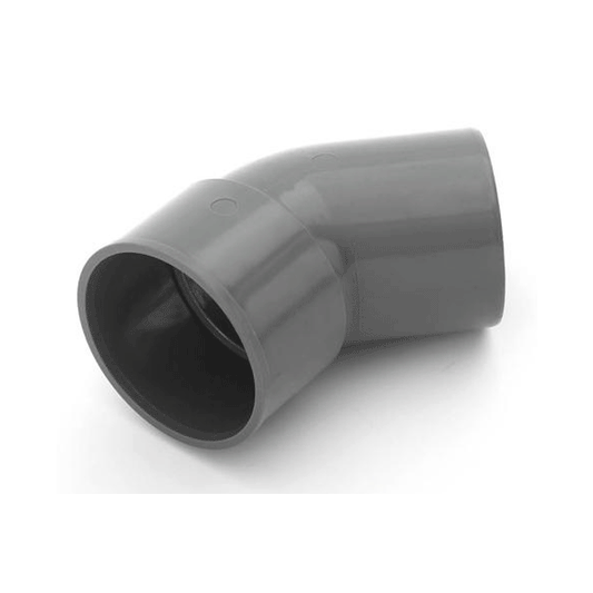 BEND UPVC MALE/FEMALE 110MM 45 DRAINAGE