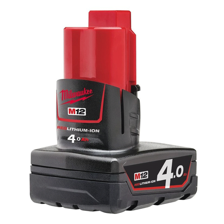 MILWAUKEE BATTERY Li-iON 12V 4.0AH M12B4